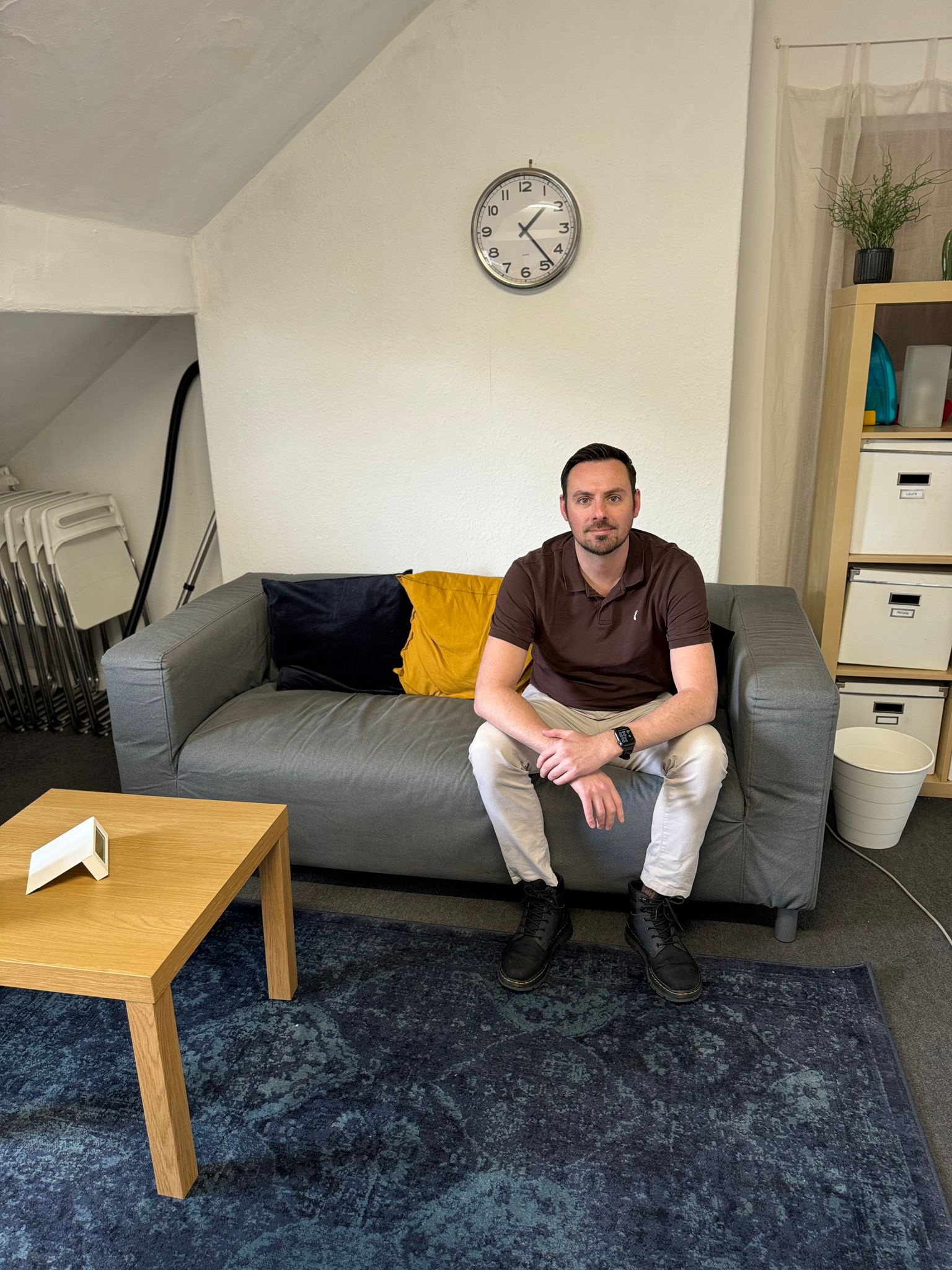 Inside the counselling room in Chorlton